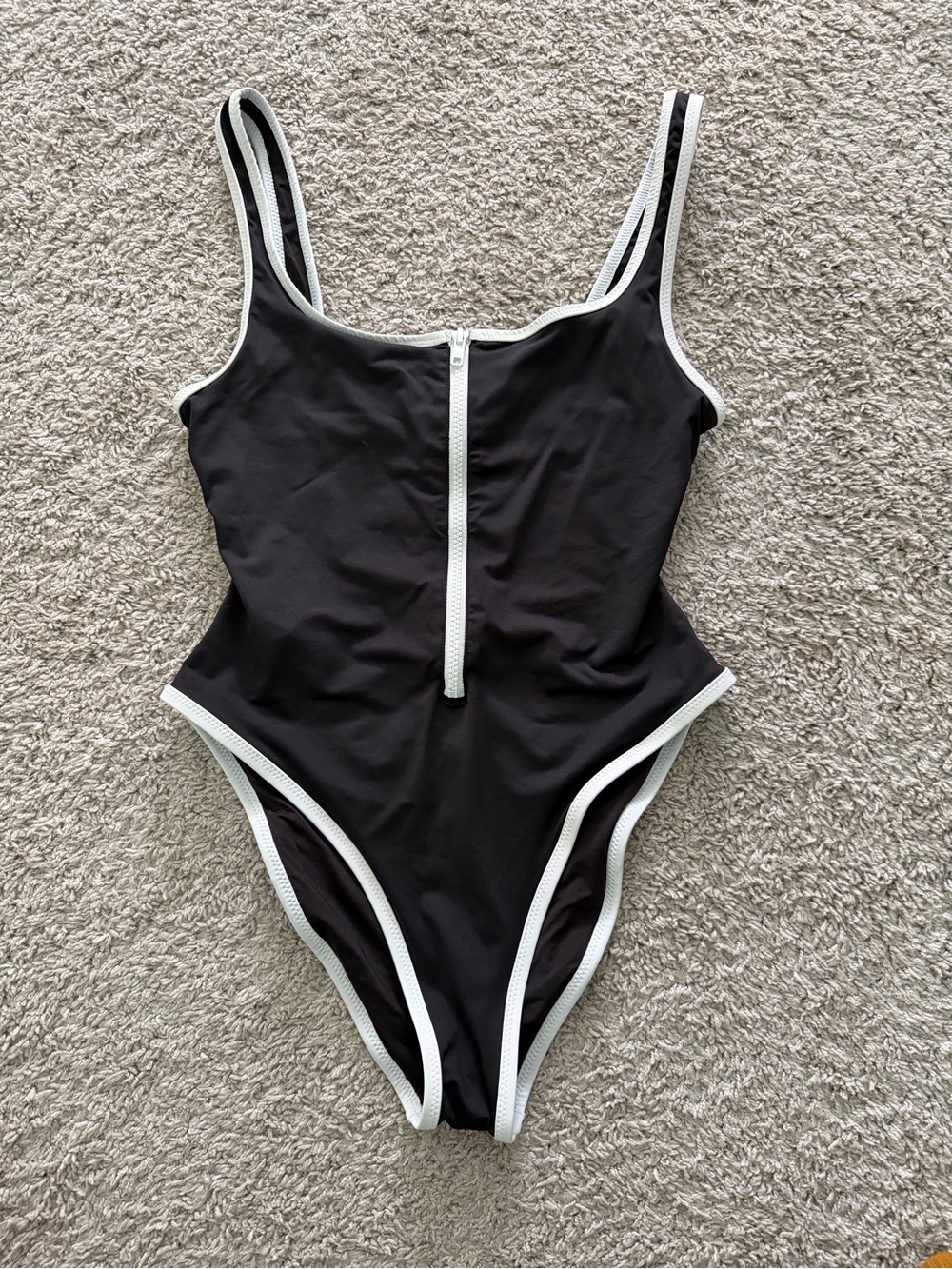 SKIMS One Piece Zip Bathing Suit